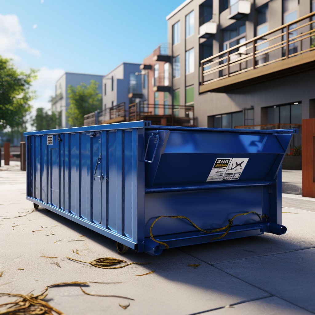 Blue Dumpster Rental